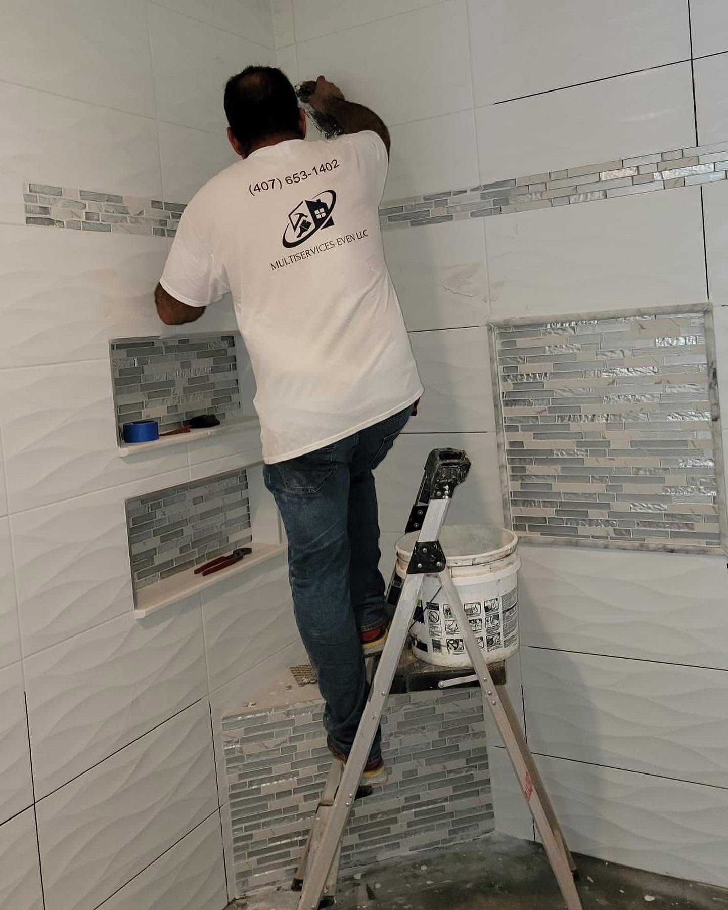 Bathroom remodel by Multiservices Even LLC